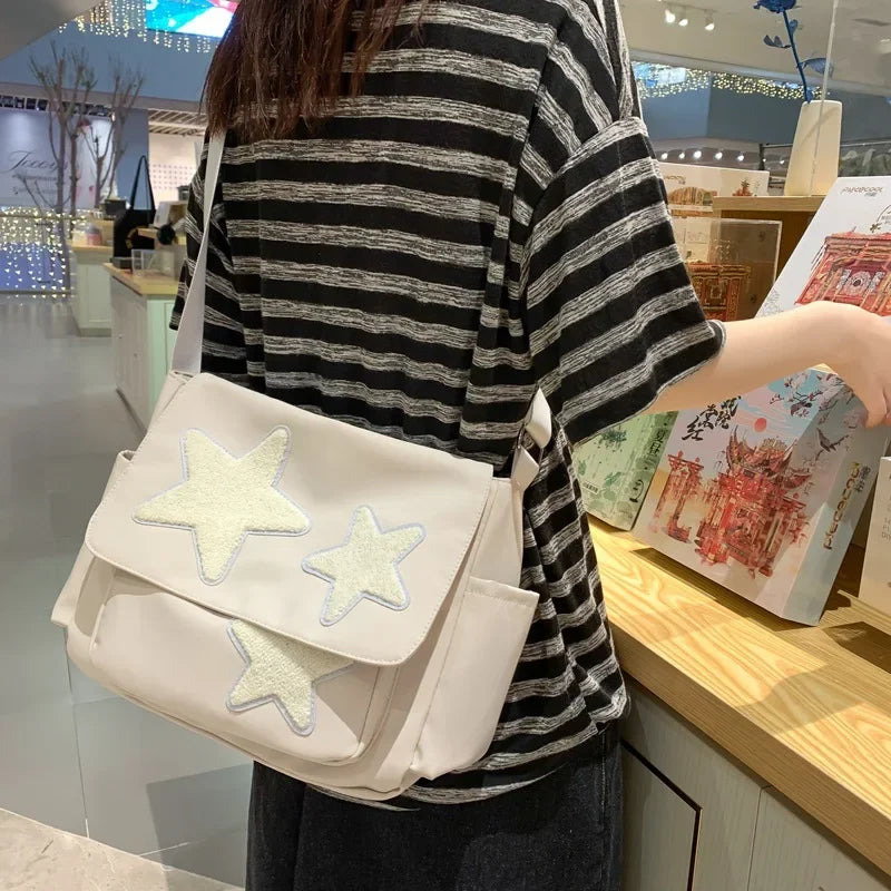 Y2K Star Pattern Crossbody Shoulder Bag