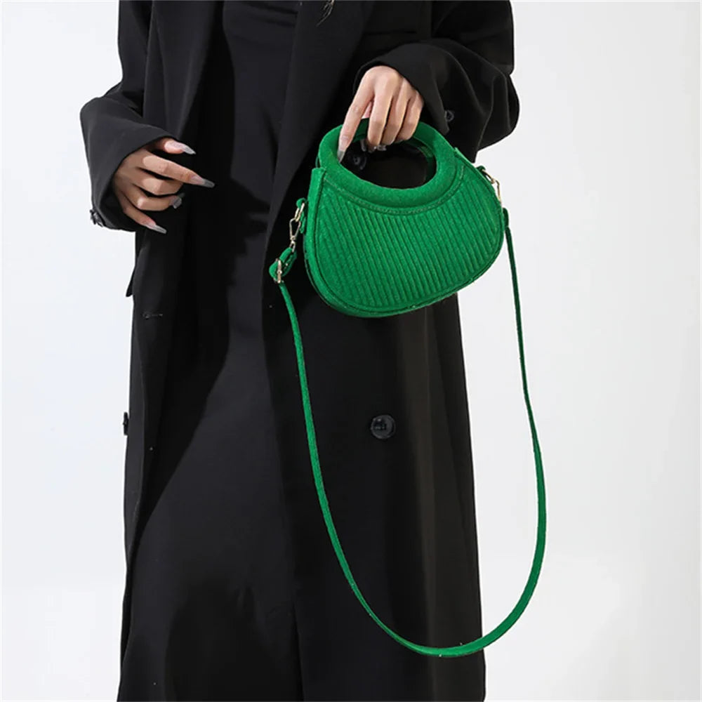 Candy Color Top-Handle Crossbody Casual Women's Handbag