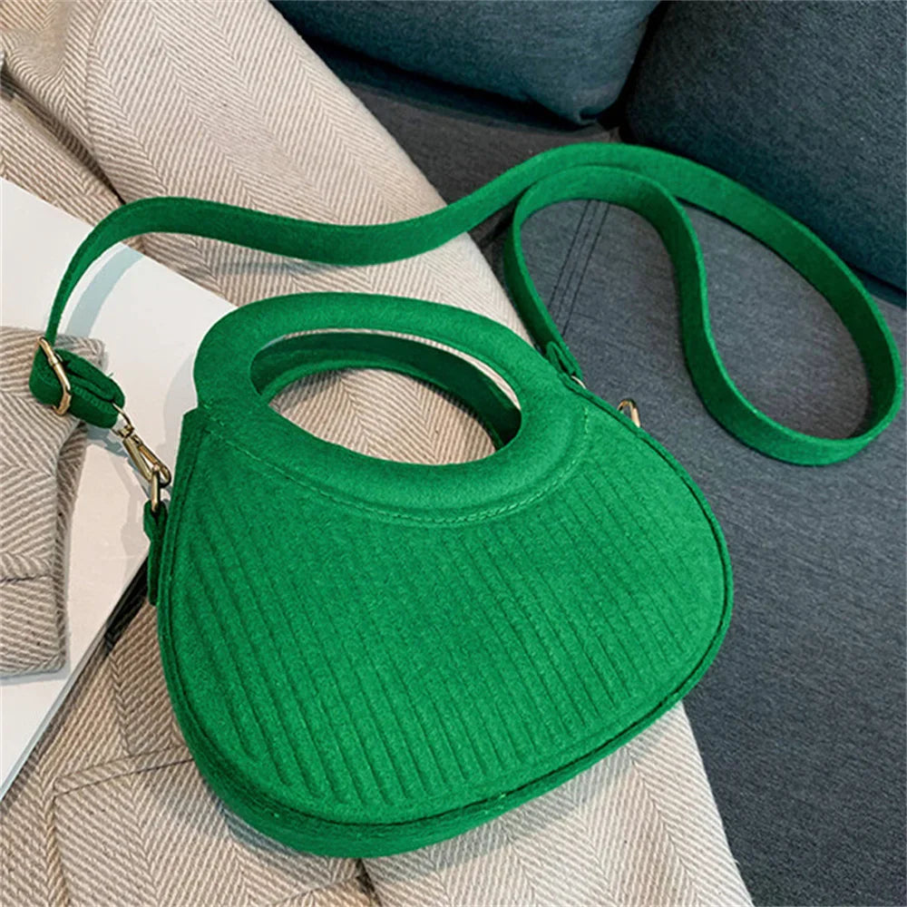 Candy Color Top-Handle Crossbody Casual Women's Handbag