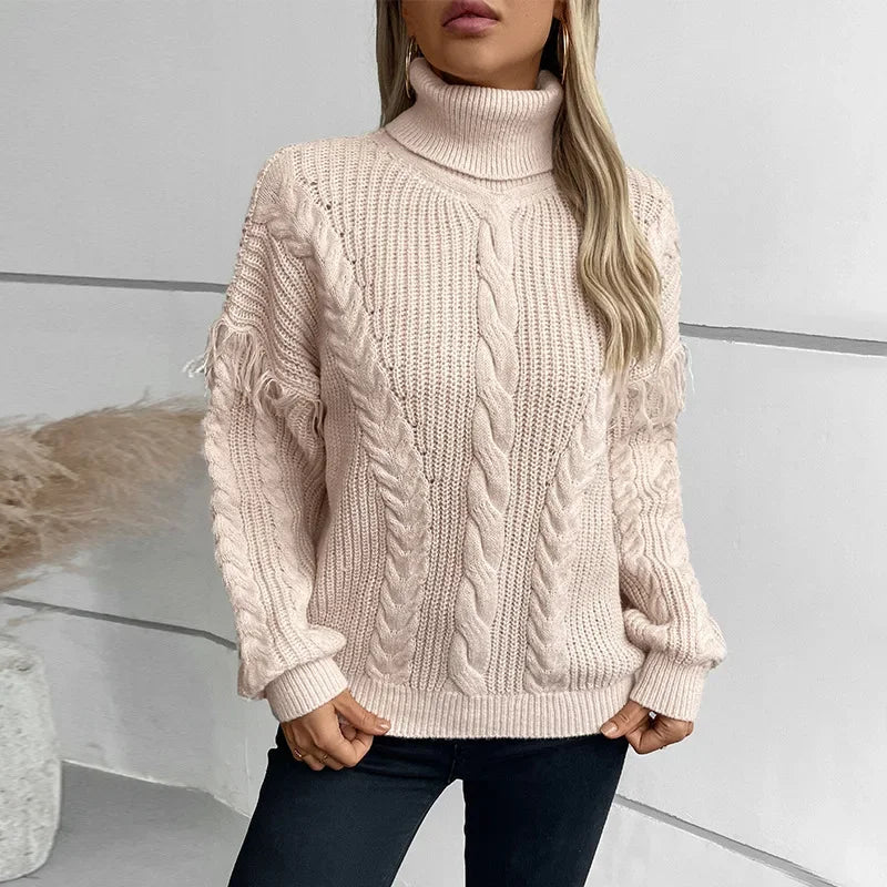Turtleneck Streetwear Kintted Sweater