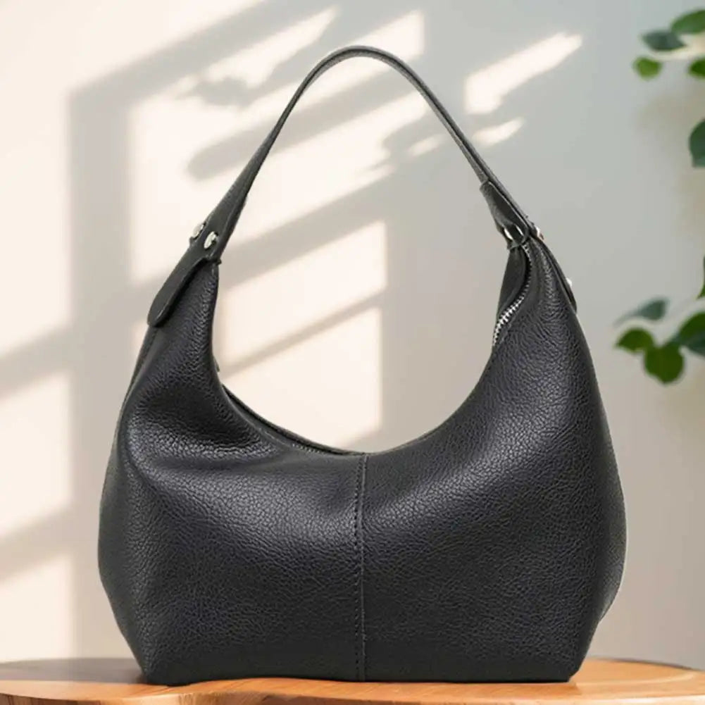 Vintage PU Leather Underarm Shoulder Bag