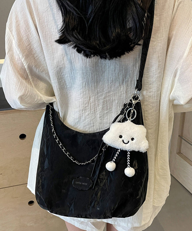 Shoulder Solid Leather Bags Calf White Durable