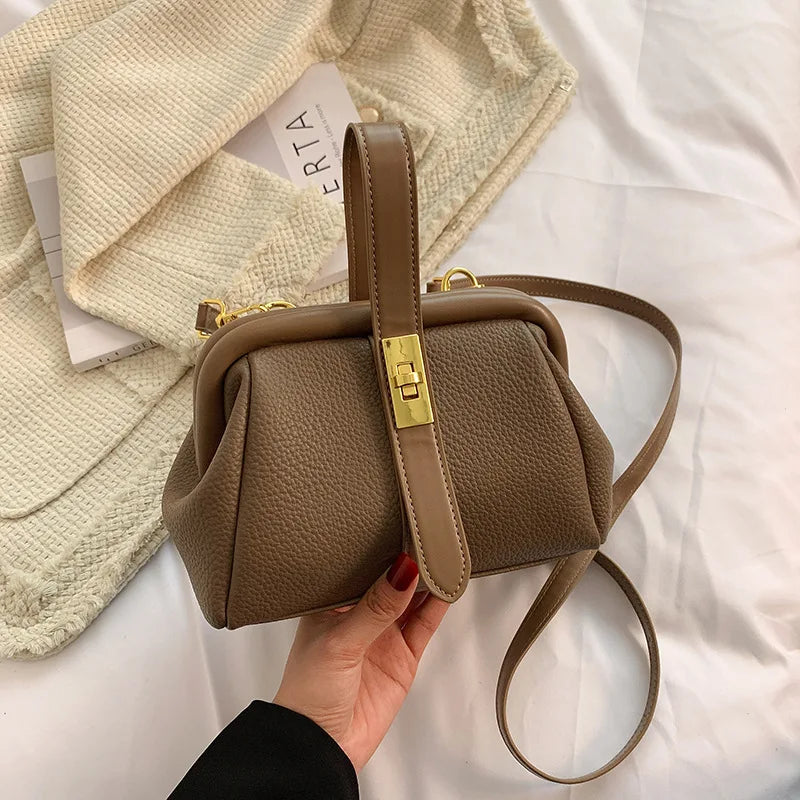 Retro Designer Luxury Crossbody Shopping Handbag