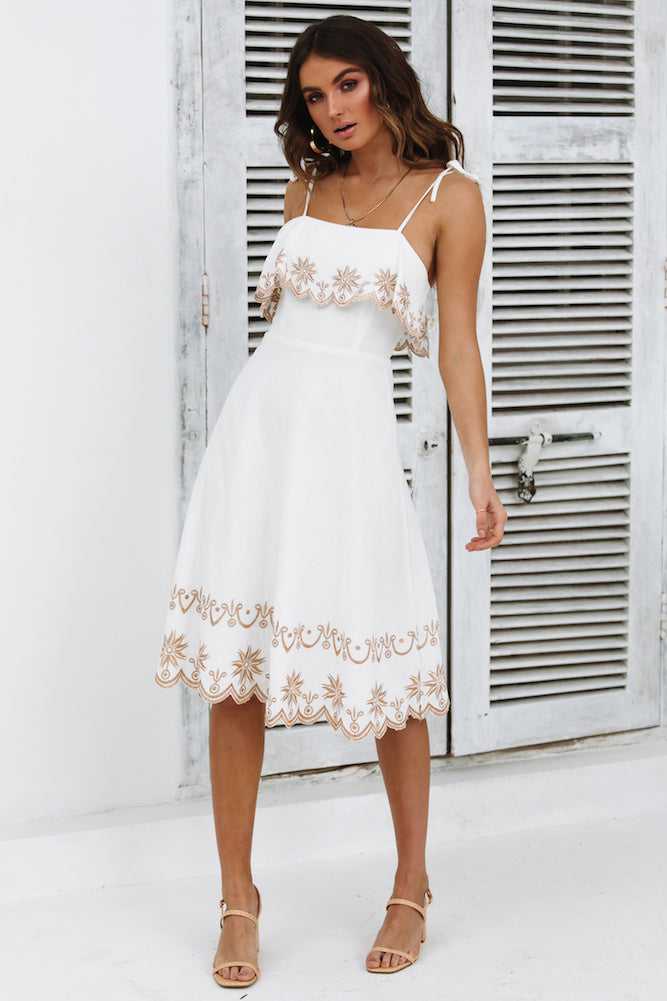 KittenAlarm - Women's Fashion Bohemia Dress Loose Casual Sleeveless Spaghetti Strap Dress