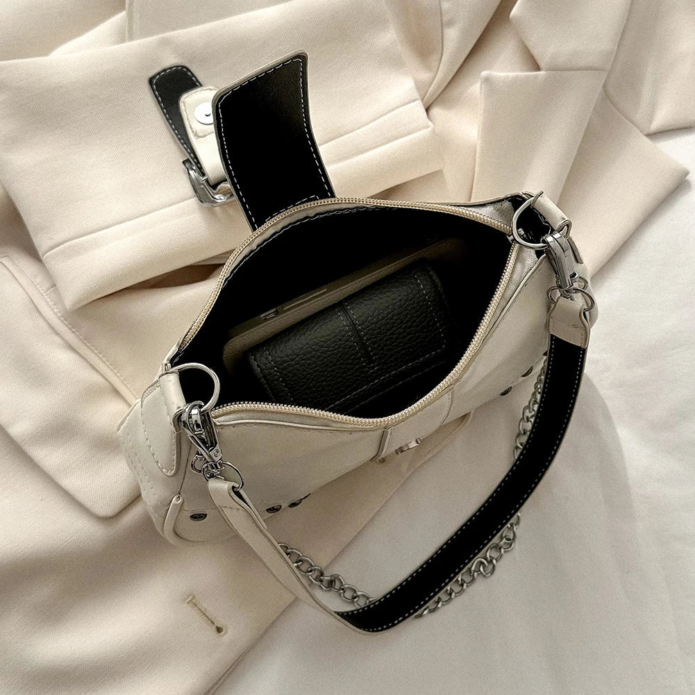 Y2K Cool Style Chain Shoulder Bag