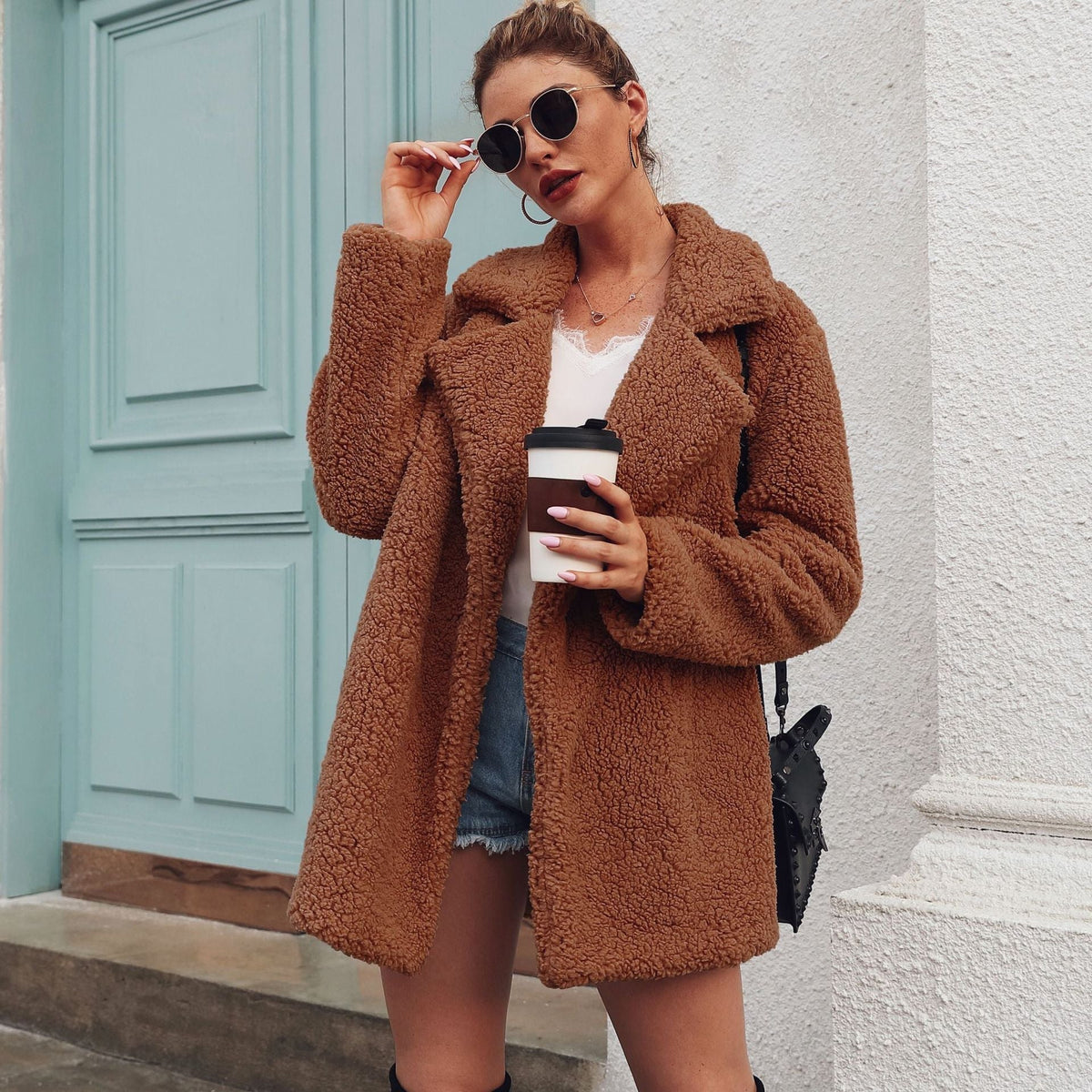 Soft Fur Plush Coat 2