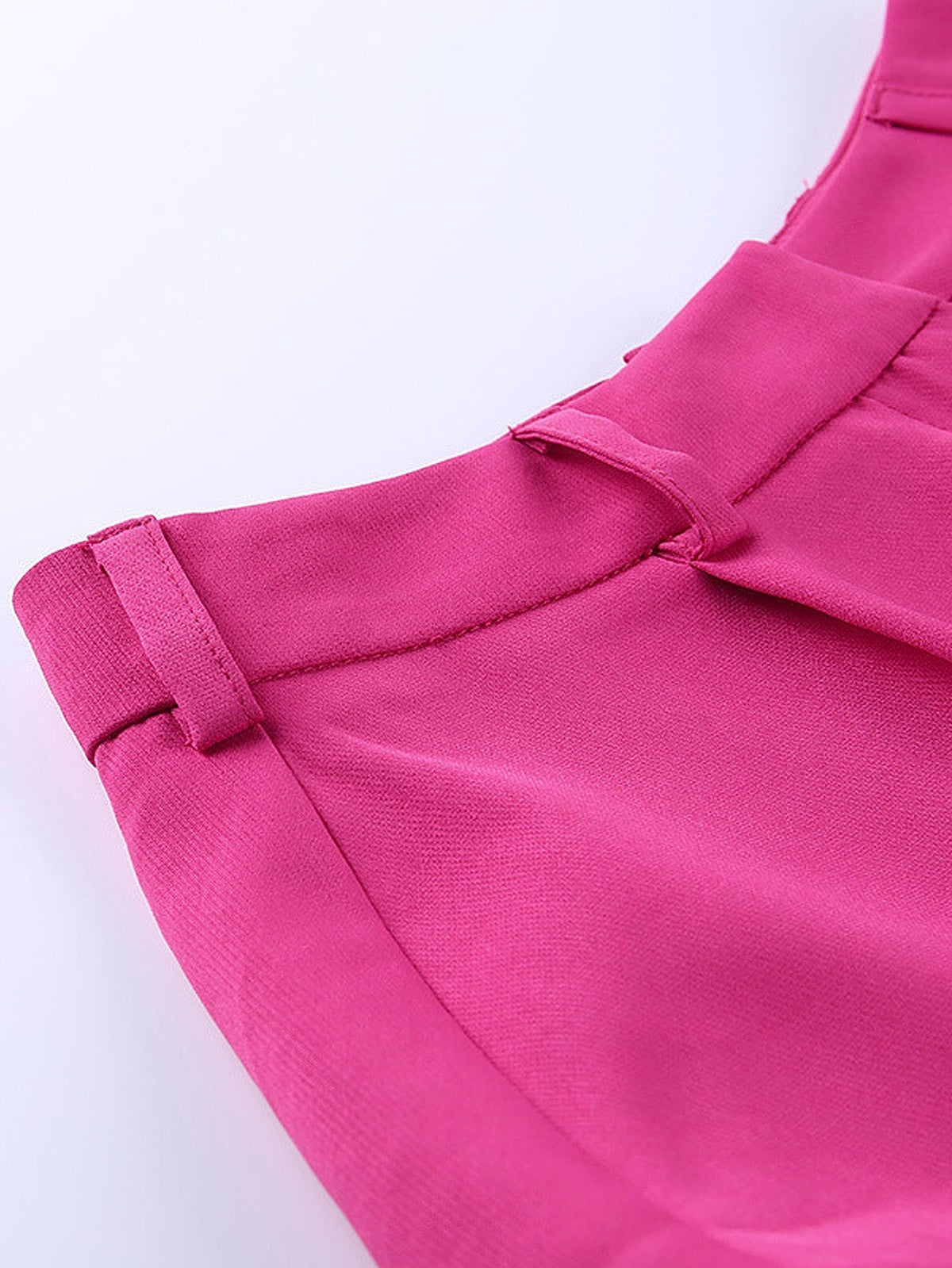 KittenAlarm - Women's Wide Leg Solid Casual Short Pants