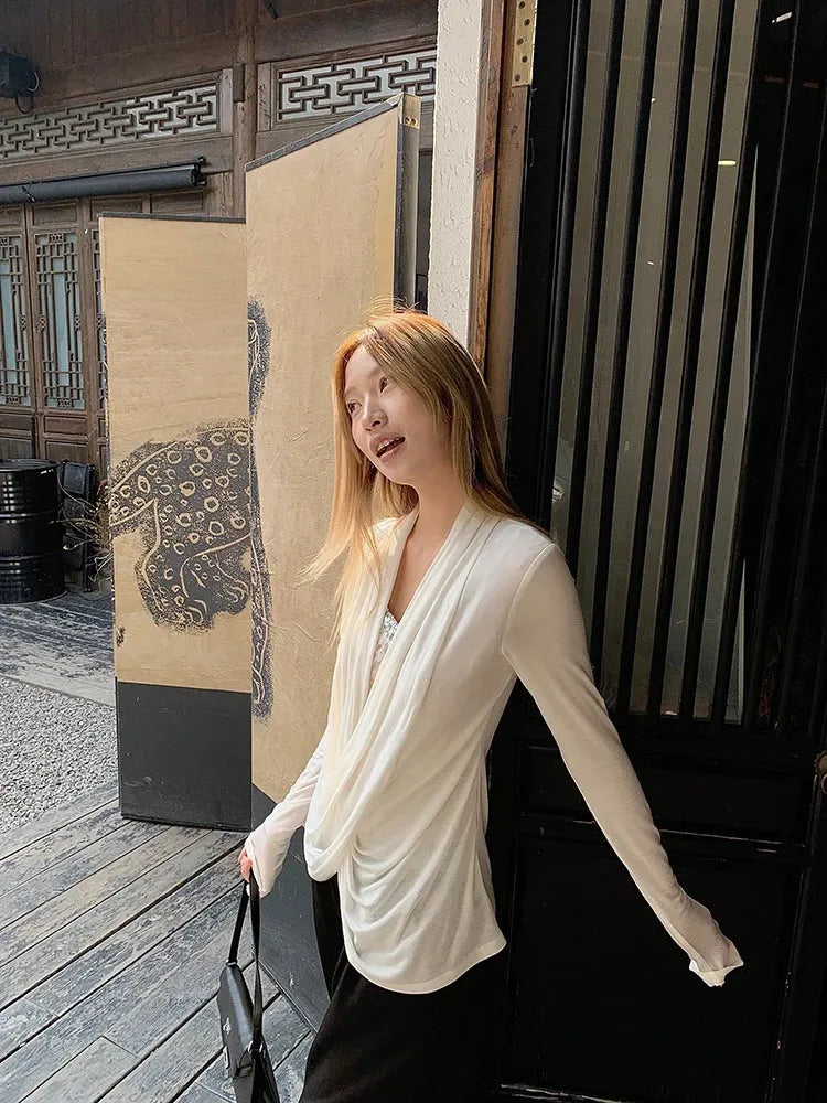 Wrap Lace Blouse - Fashionpara