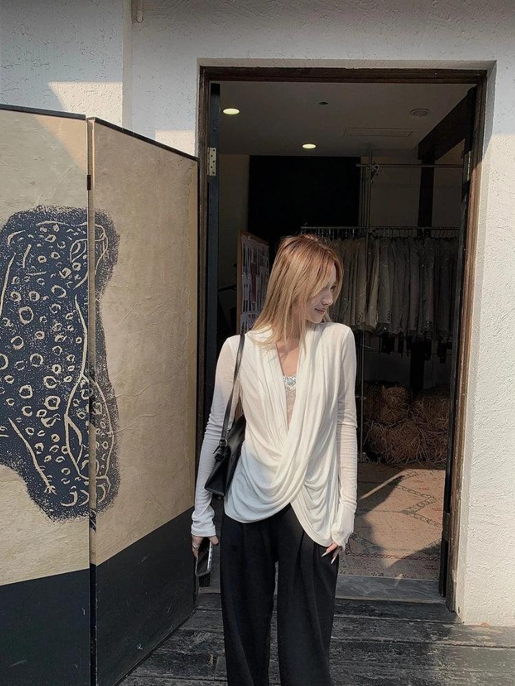 Wrap Lace Blouse - Fashionpara