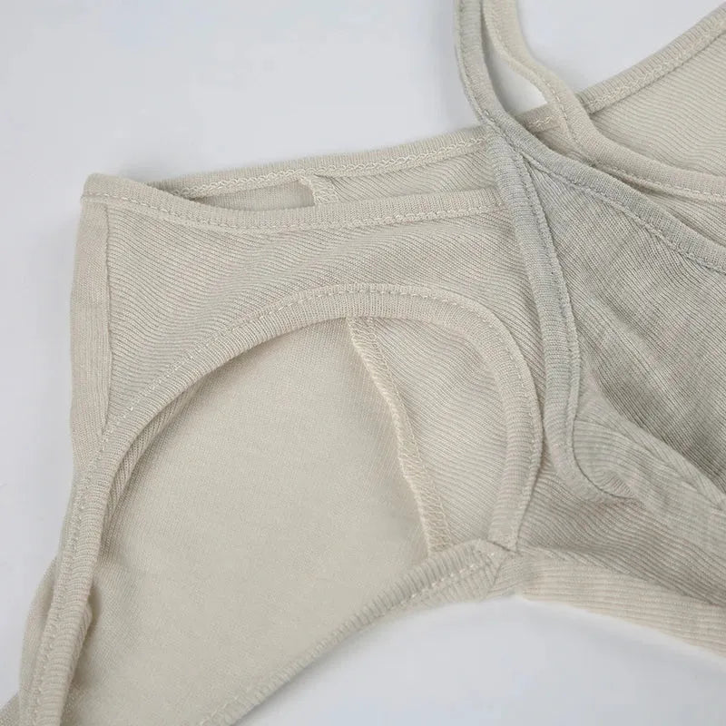 Y2K Cut Out Crop Top