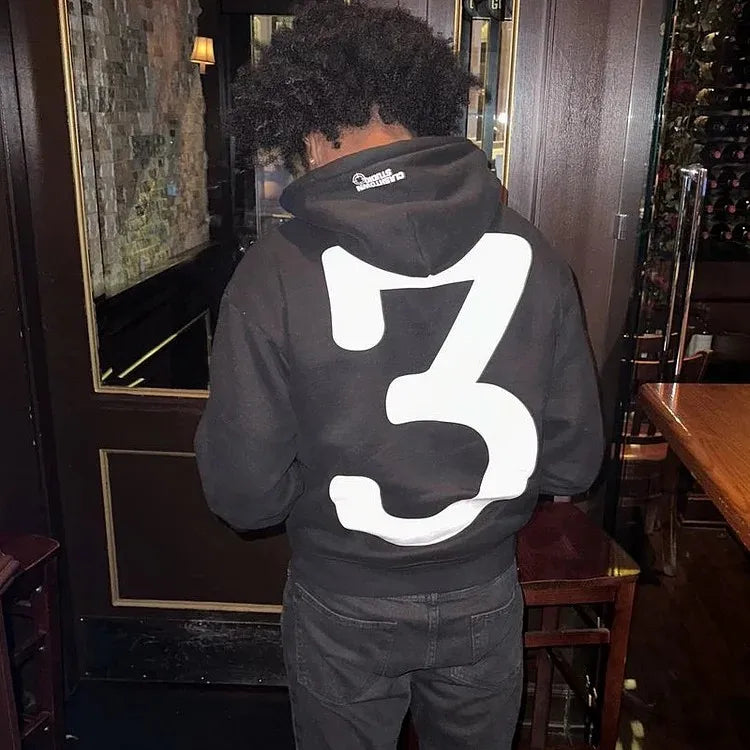 Two-Face Graphic Oversized Hoodie