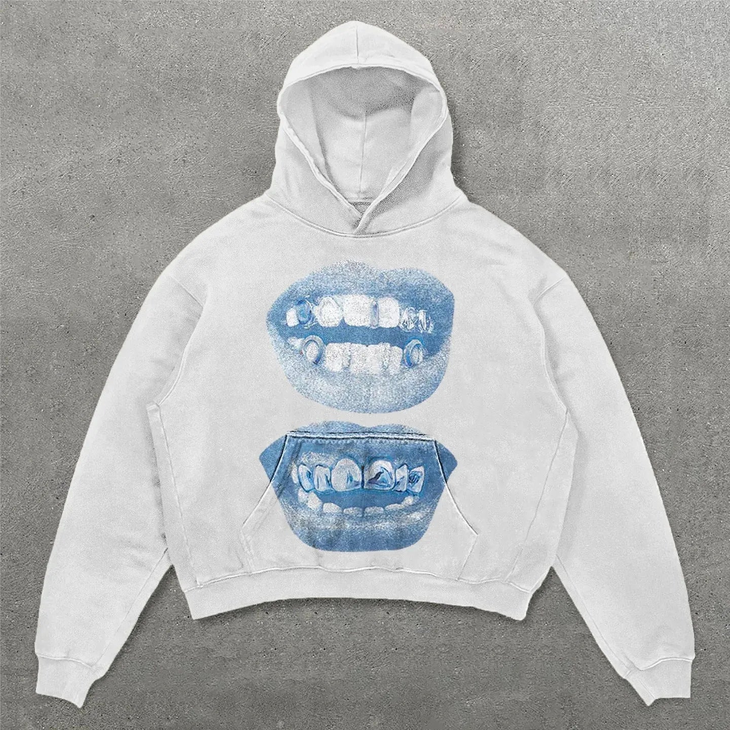 Two-Face Graphic Oversized Hoodie