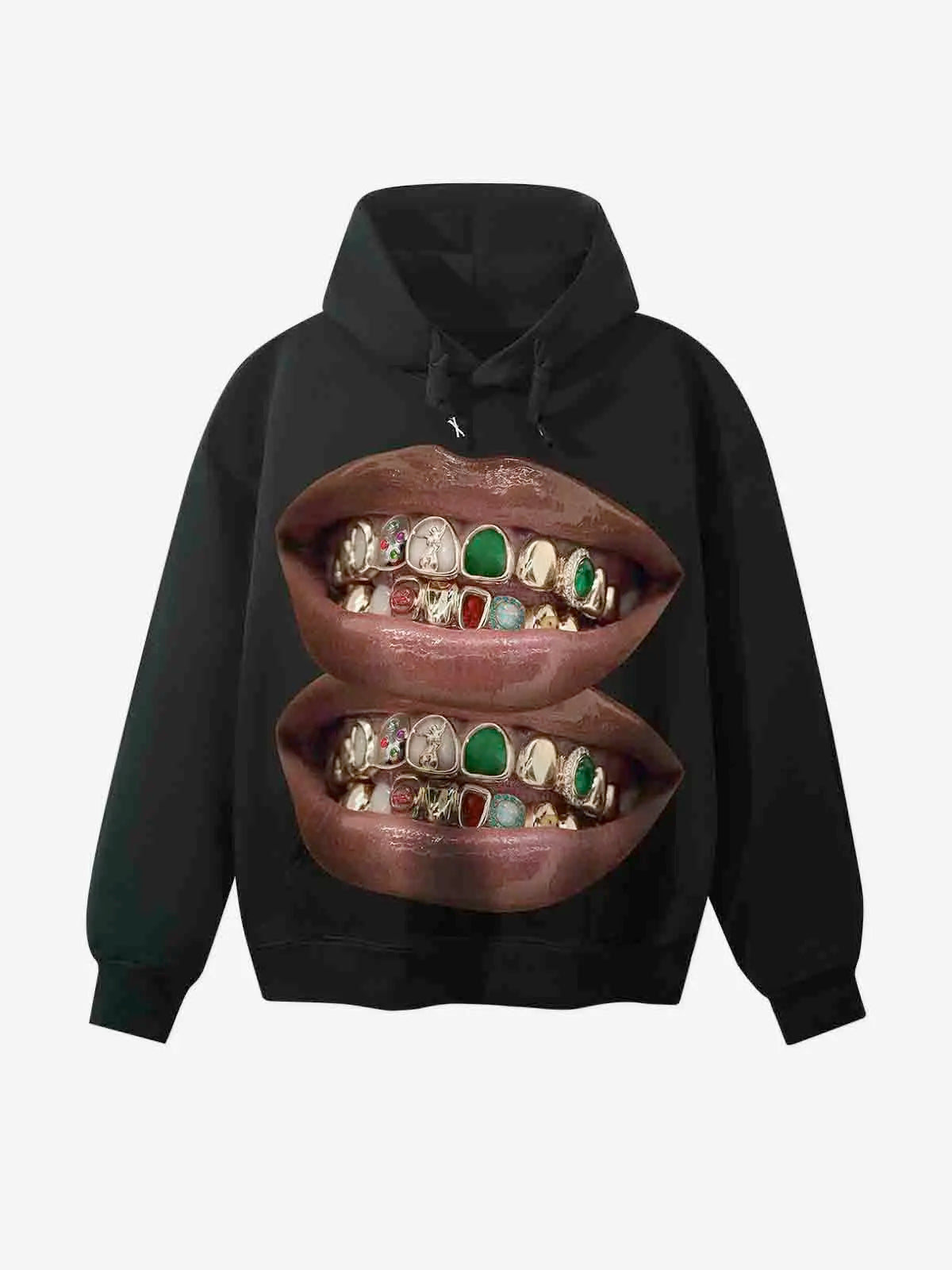 Two-Face Graphic Oversized Hoodie