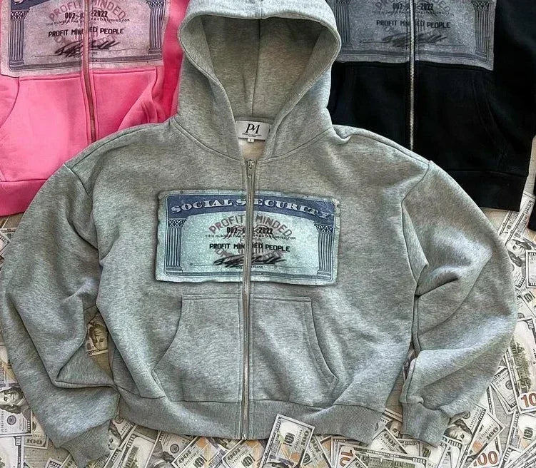 Trendy Brand Printed Hoodie