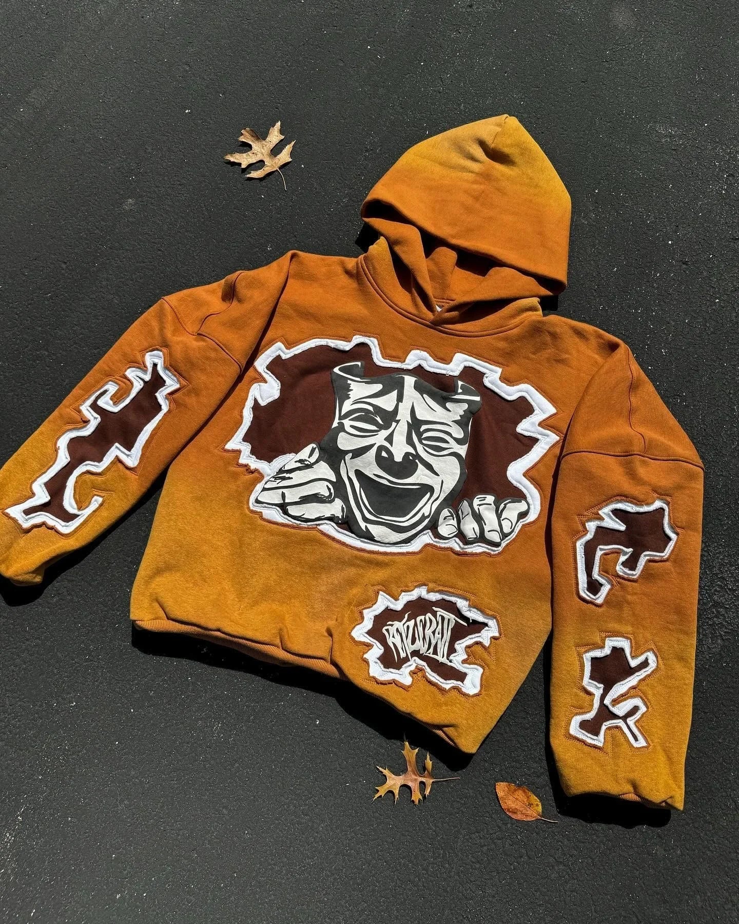 Cartoon Patch Embroidery Fashion Hoodie