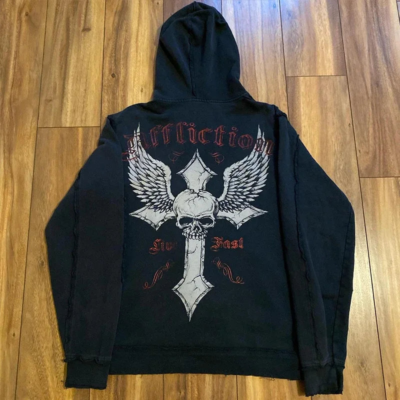 Retro Punk Fall Hoodie