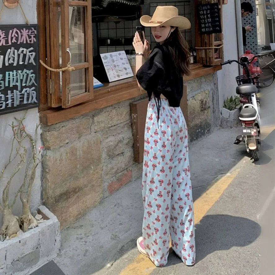 Y2K Vintage High Waisted Sweet Street Pant