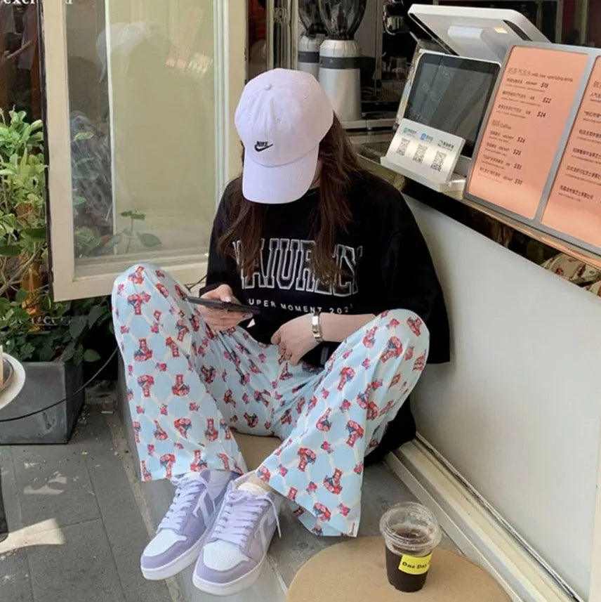 Y2K Vintage High Waisted Sweet Street Pant