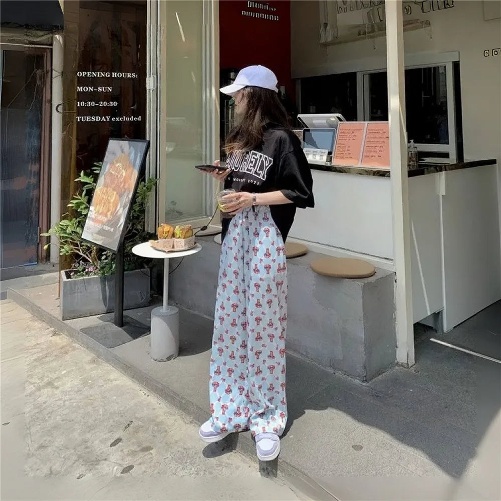 Y2K Vintage High Waisted Sweet Street Pant