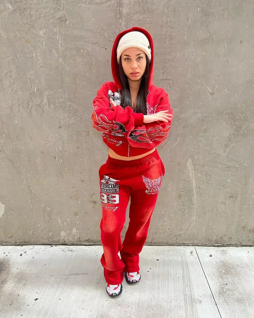 Letter Printed Hip-Hop Hoodie 5