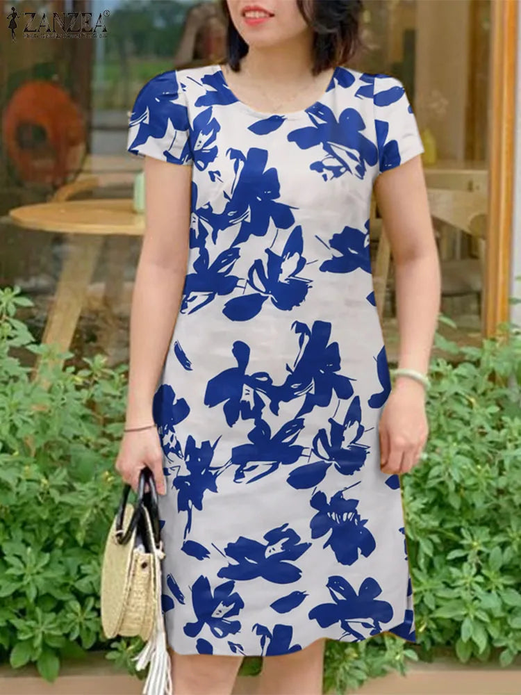 Elegant Floral Sundress Casual Floral Dress