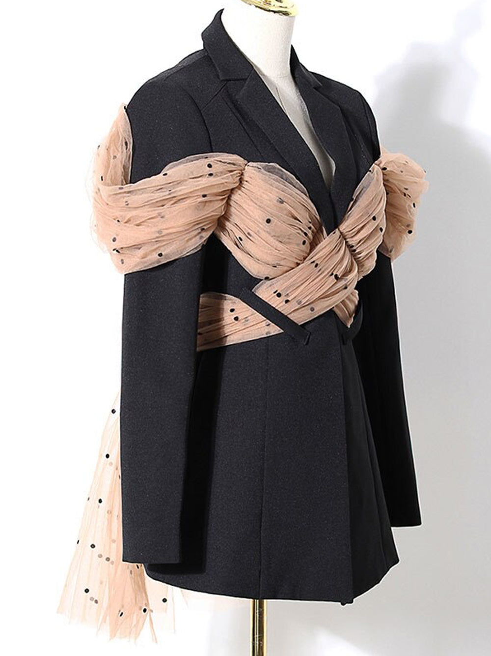 ARCO Blazer w Wrapped Mesh Bow-knot 17