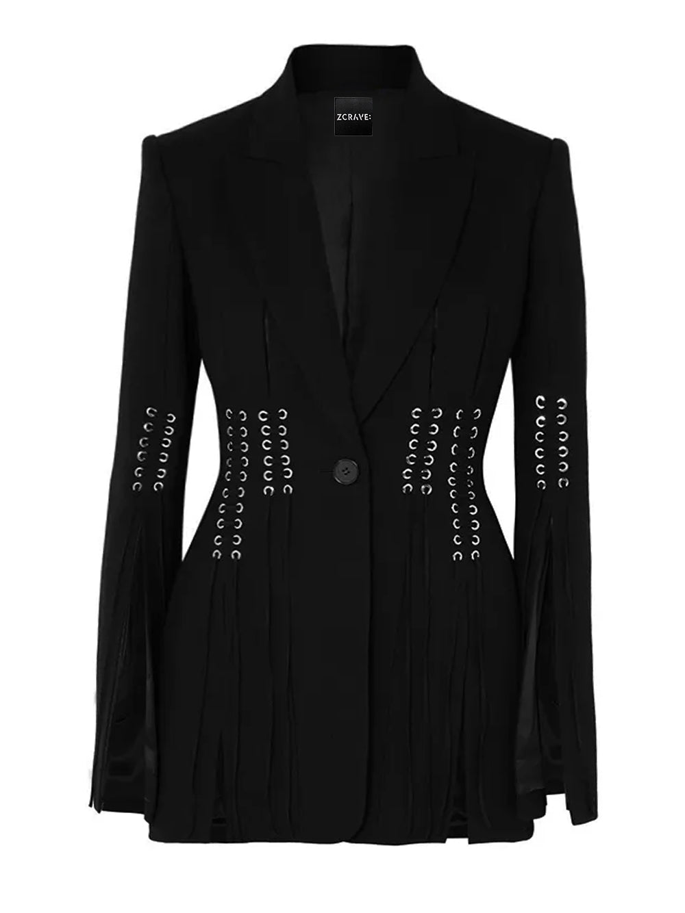 ALLACCIARE Lace Up Blazer 4