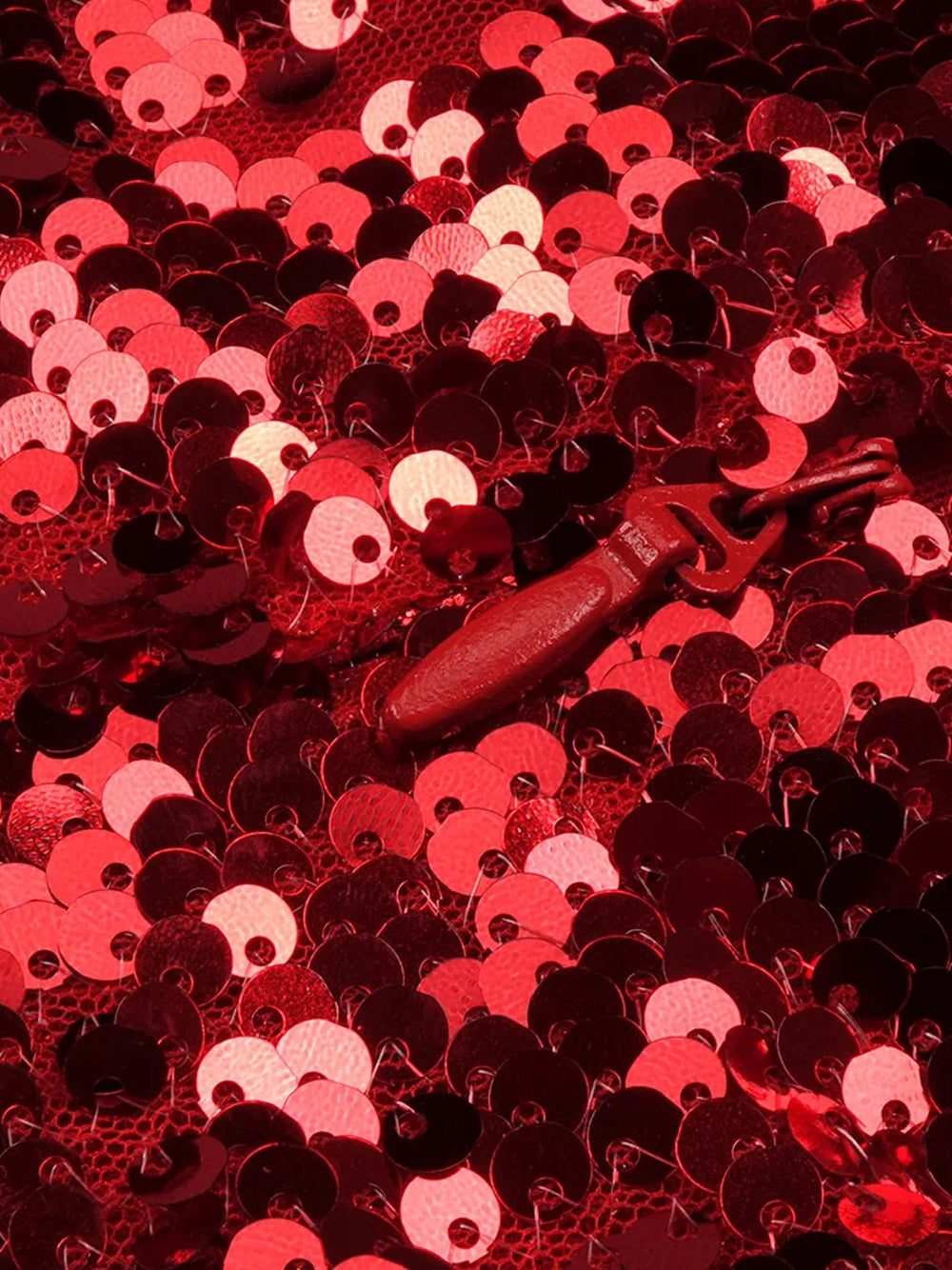 UMMA Sequins Maxi Dress in Red