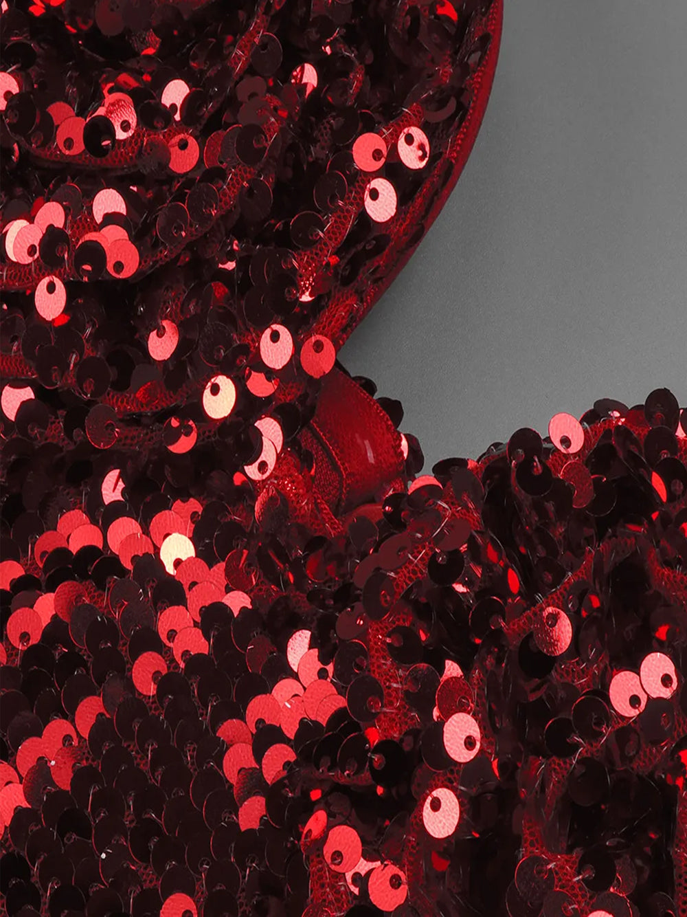 UMMA Sequins Maxi Dress in Red