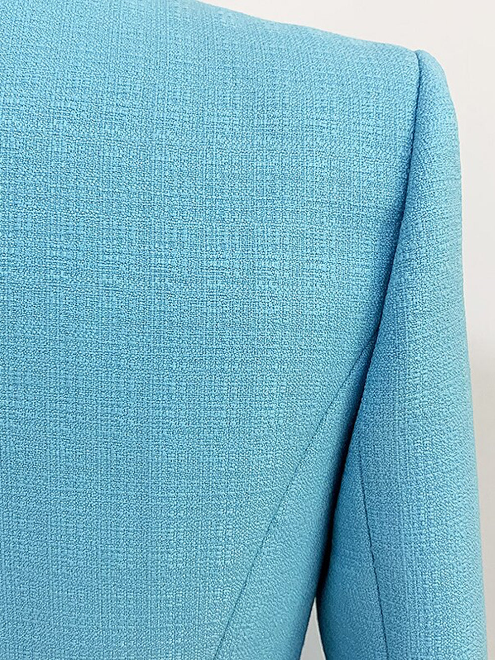 Double-Breasted Blazer in Light Blue 9