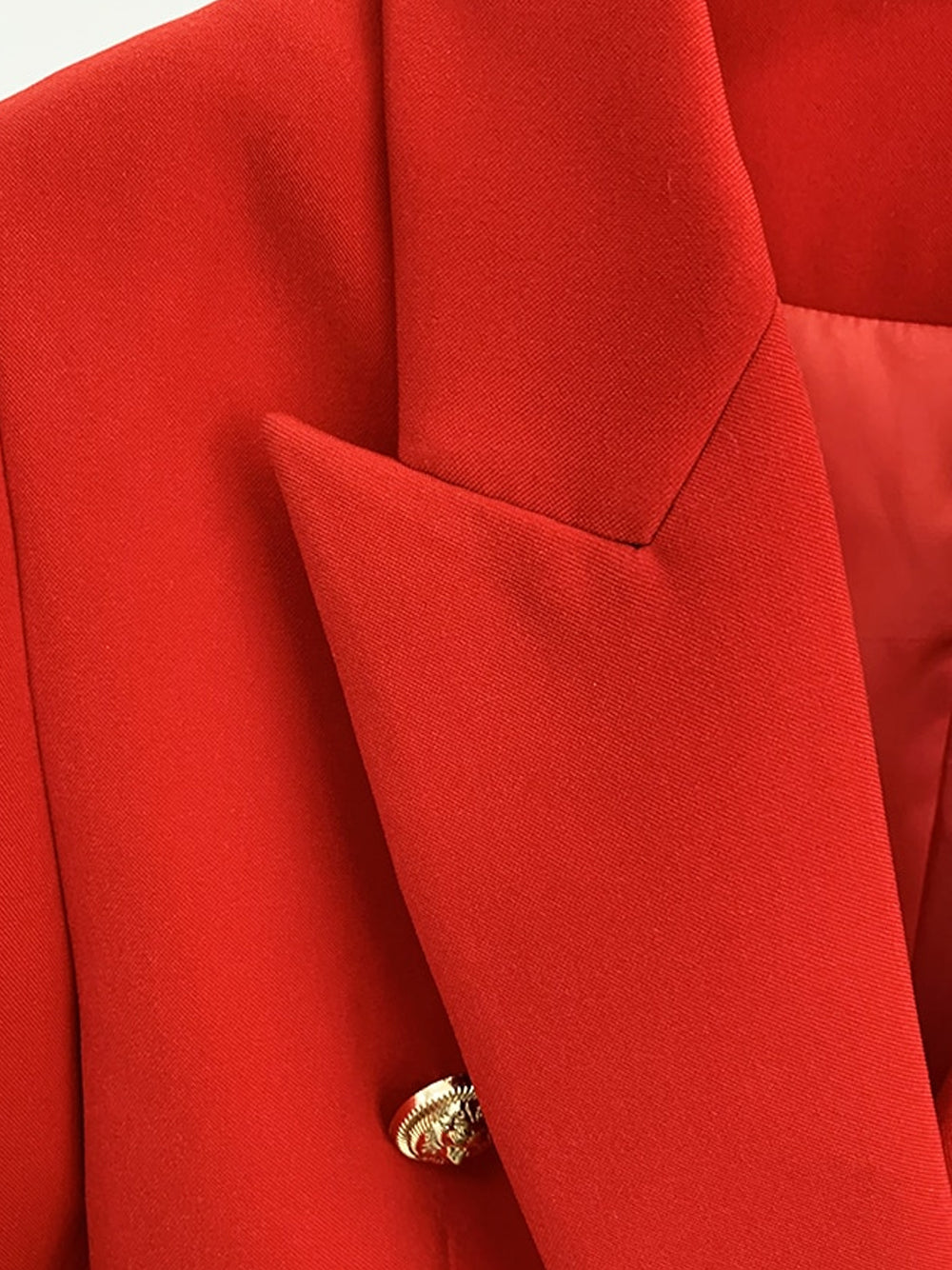 PENELOPE Double-Breasted Blazer in Red 15