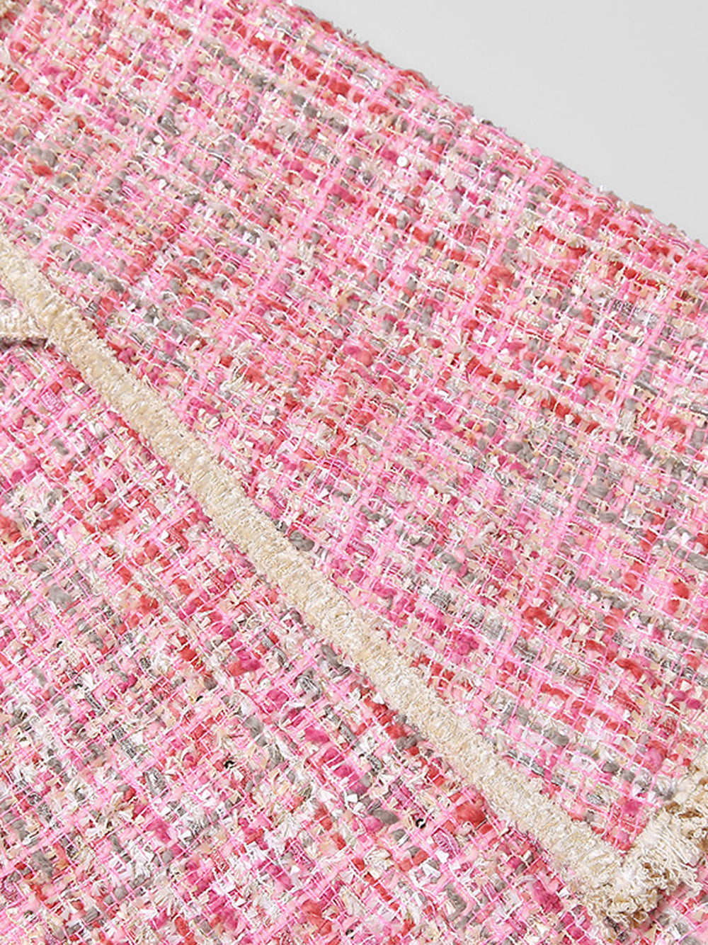 TRIBECA Tweed Cloak Coat