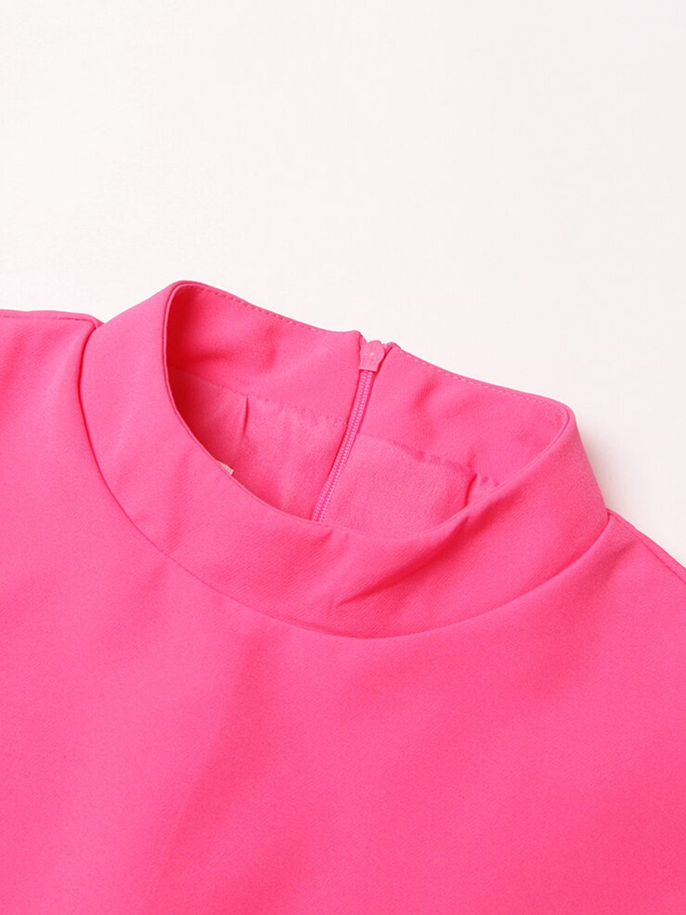 PIUME Mini Dress w Feathers in Pink