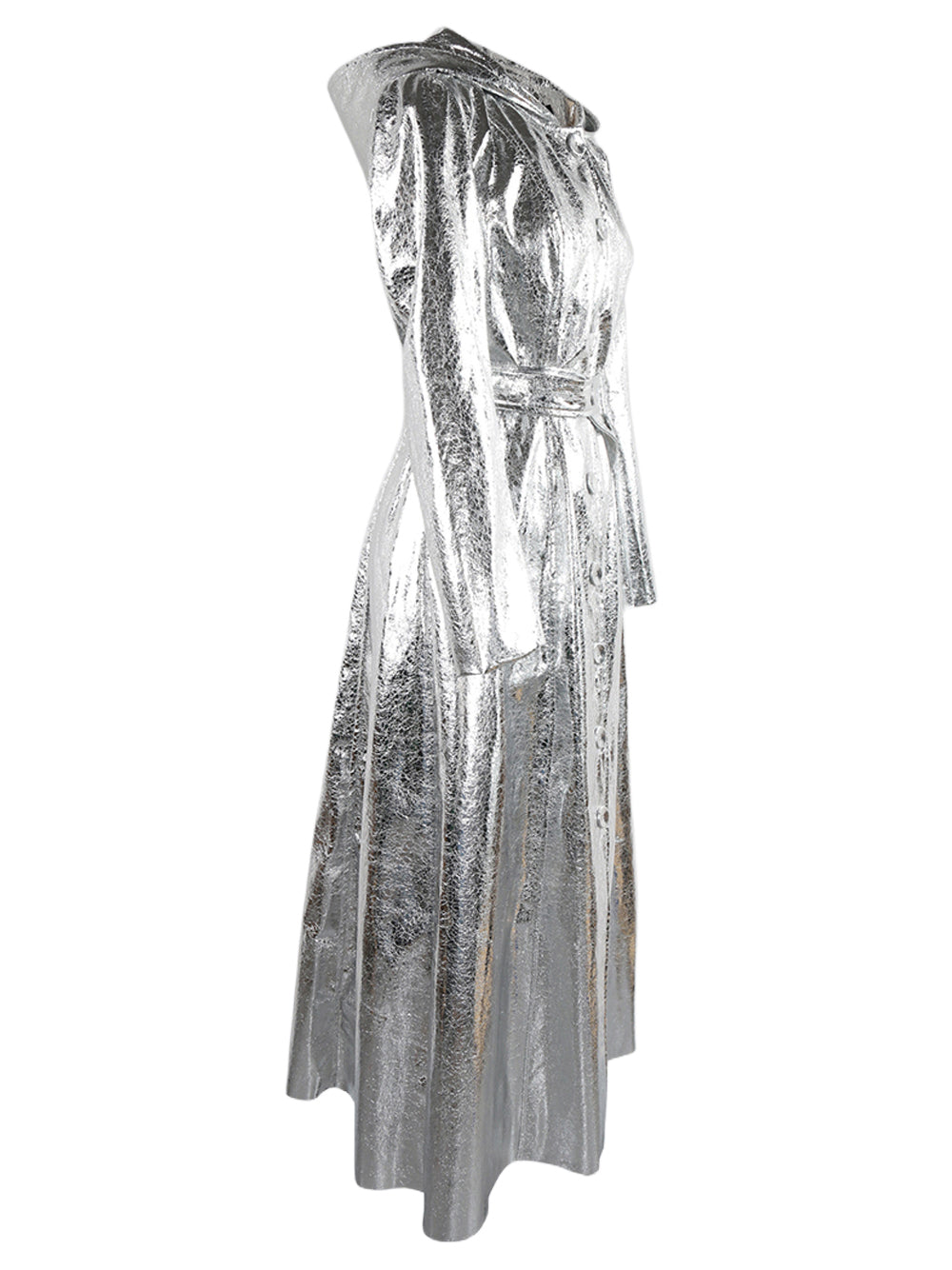SPACY Vegan Leather Trench Coat 14