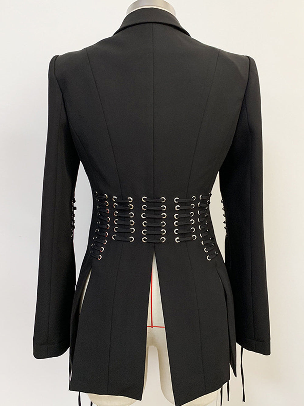 ALLACCIARE Lace Up Blazer 6