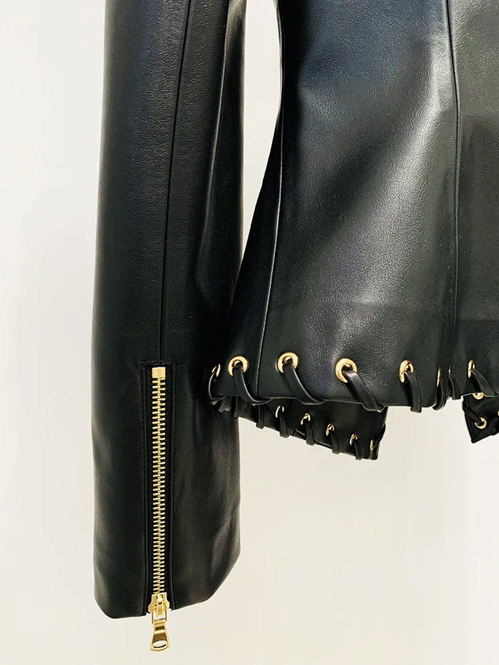 CIATO Laced Leather Blazer 13