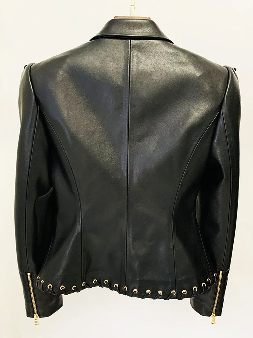 CIATO Laced Leather Blazer 7