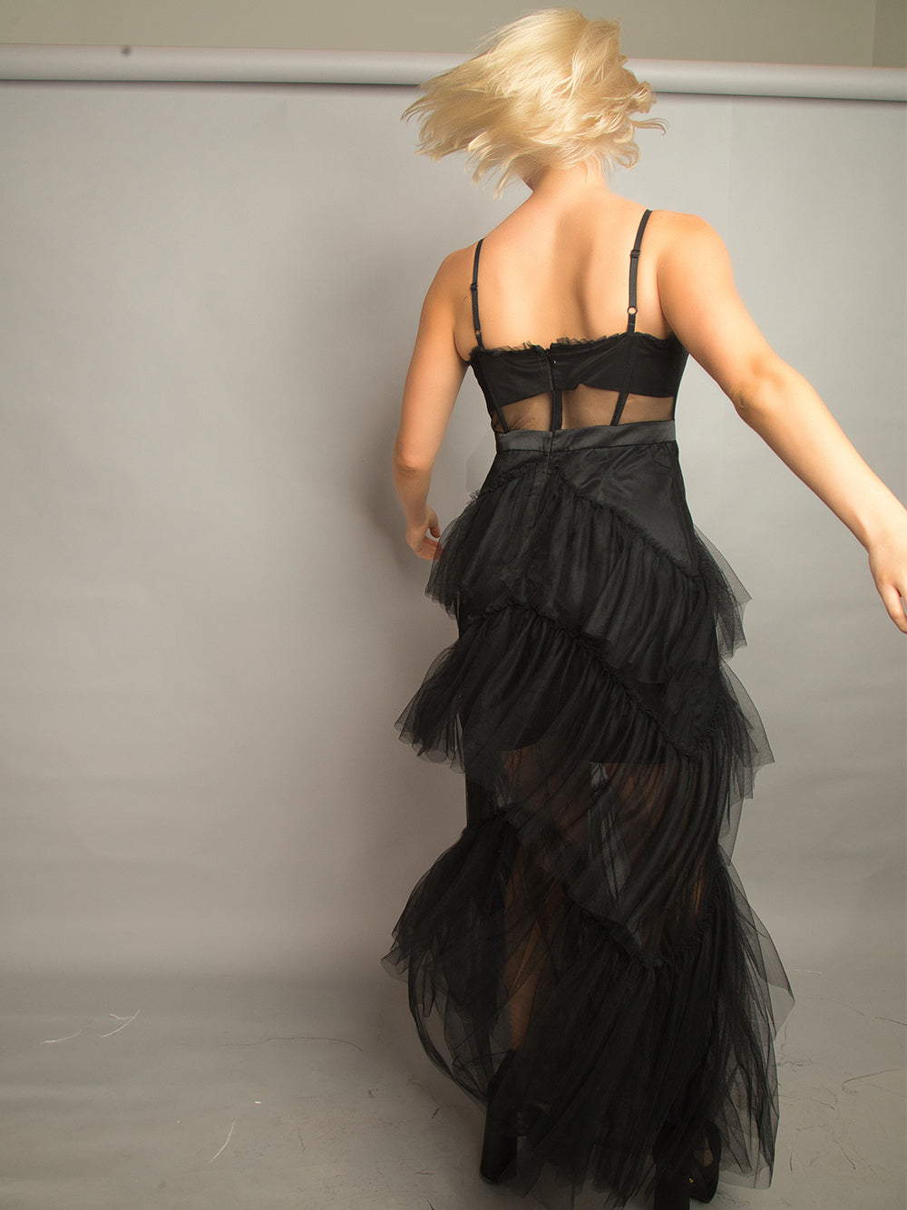 DIDA Tulle Maxi Dress - View 11