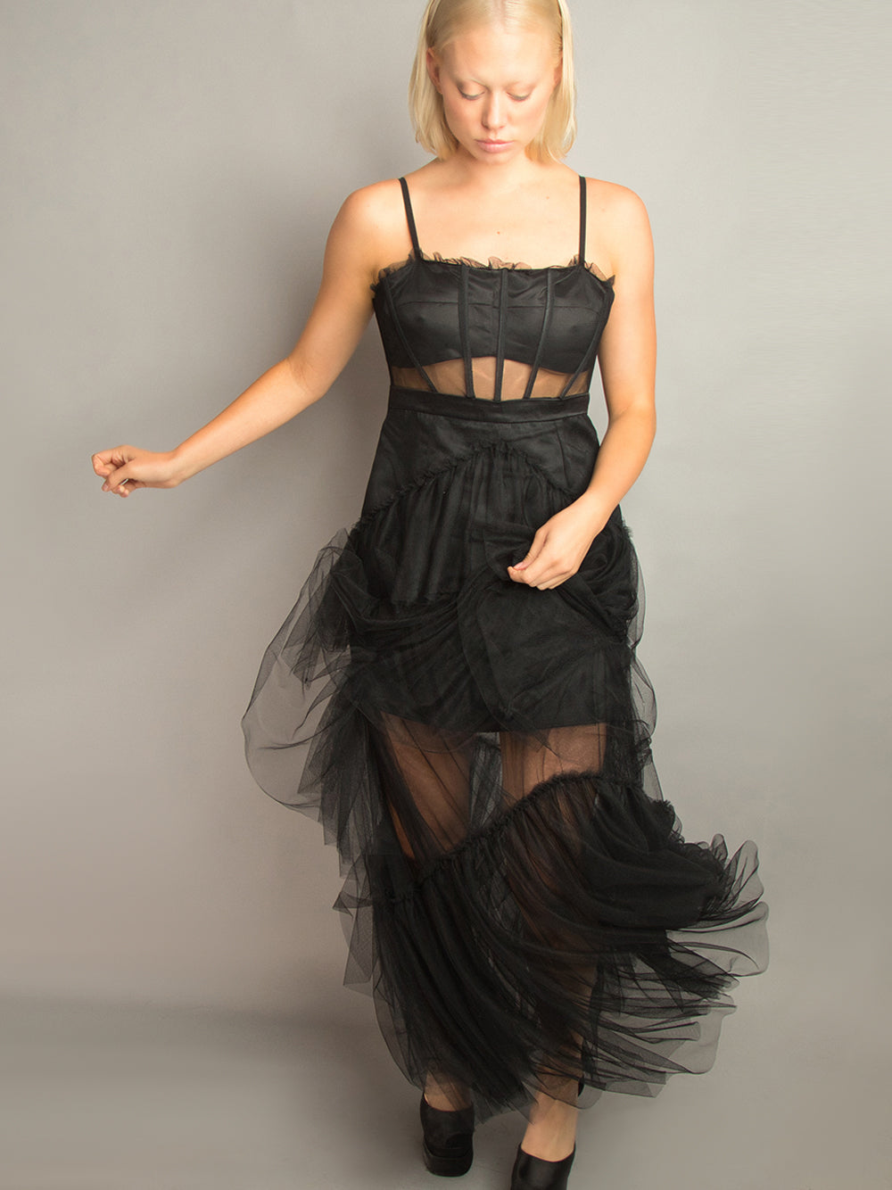 DIDA Tulle Maxi Dress - View 15