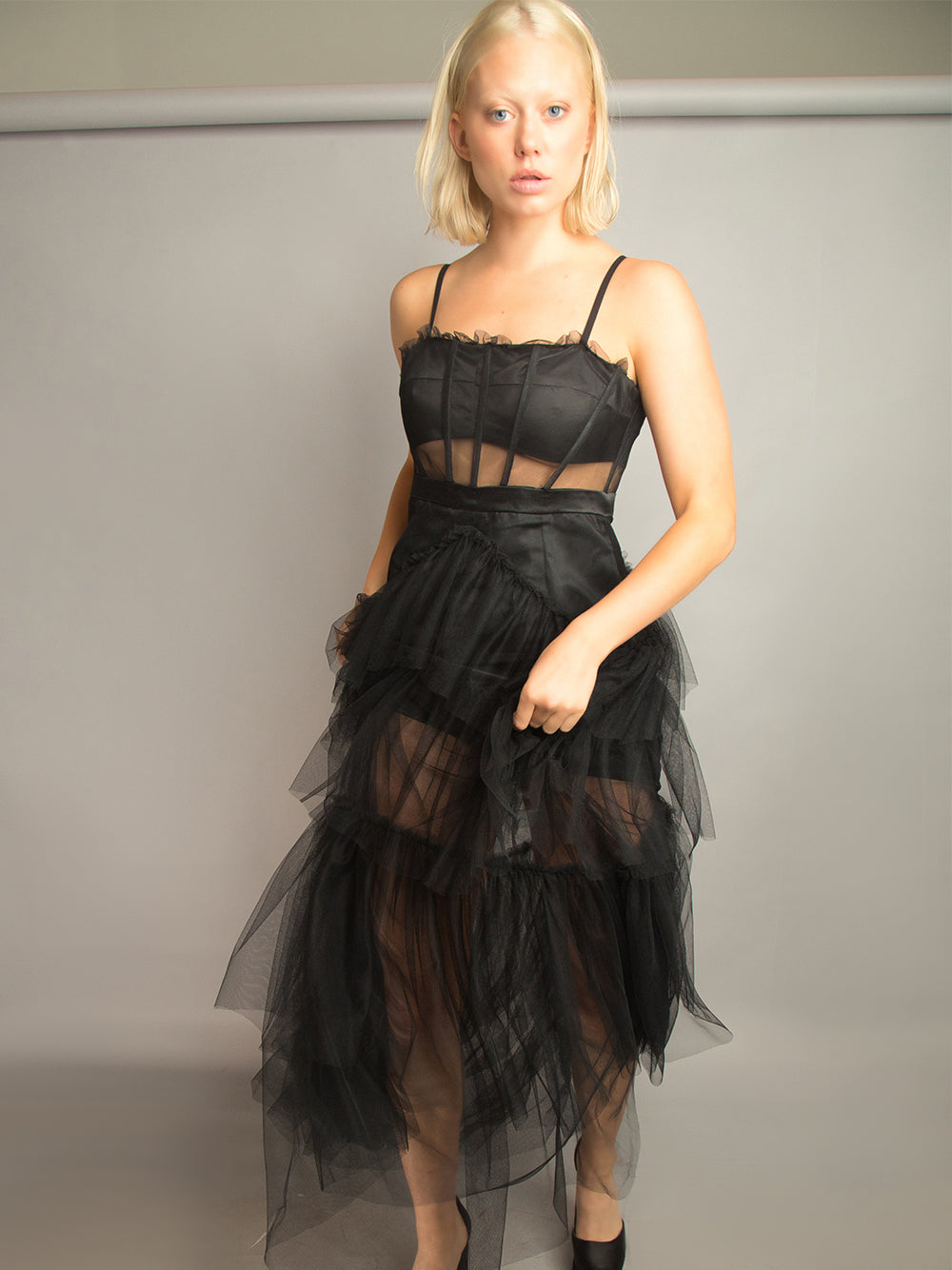 DIDA Tulle Maxi Dress - View 5