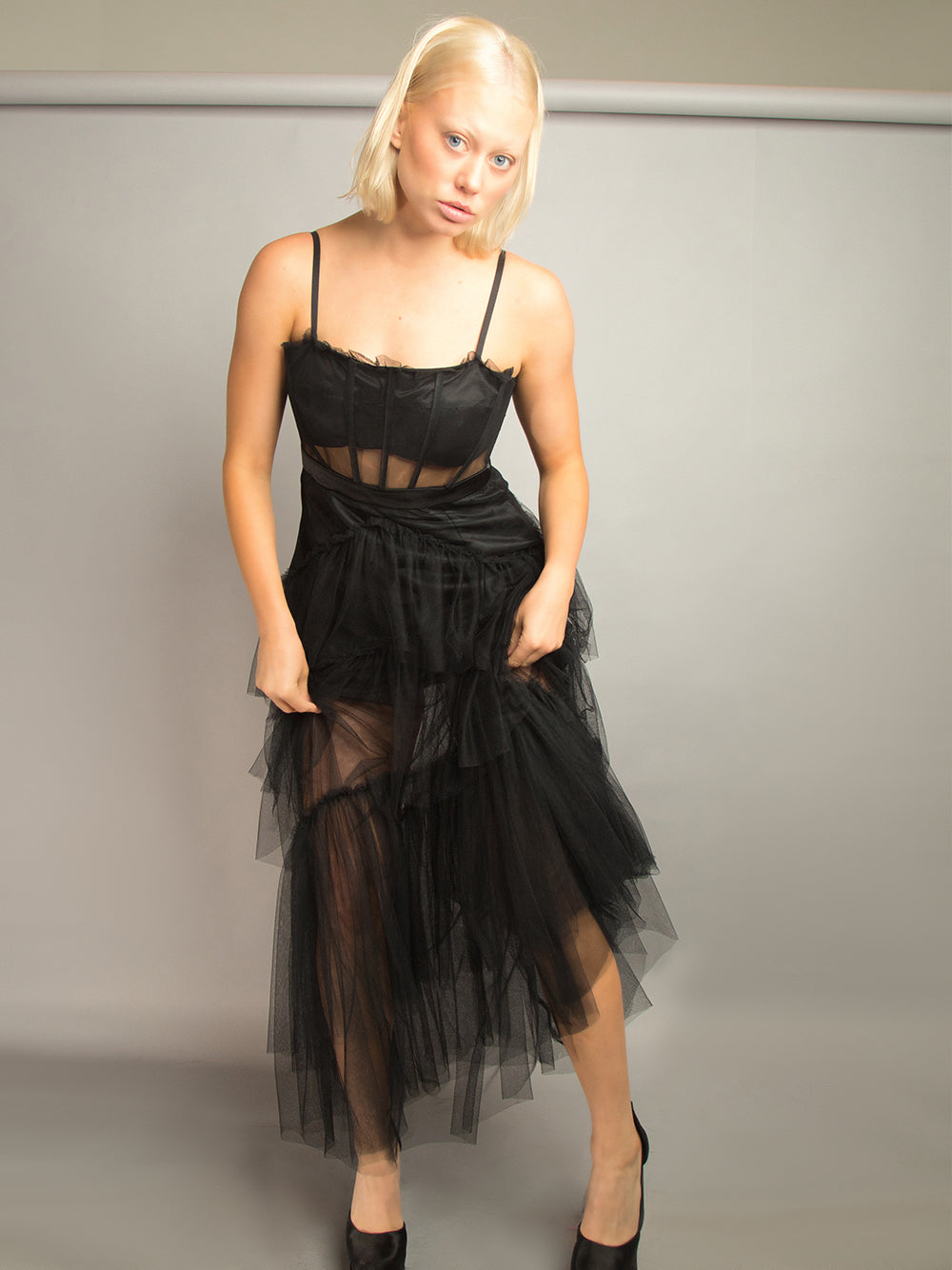 DIDA Tulle Maxi Dress - View 4