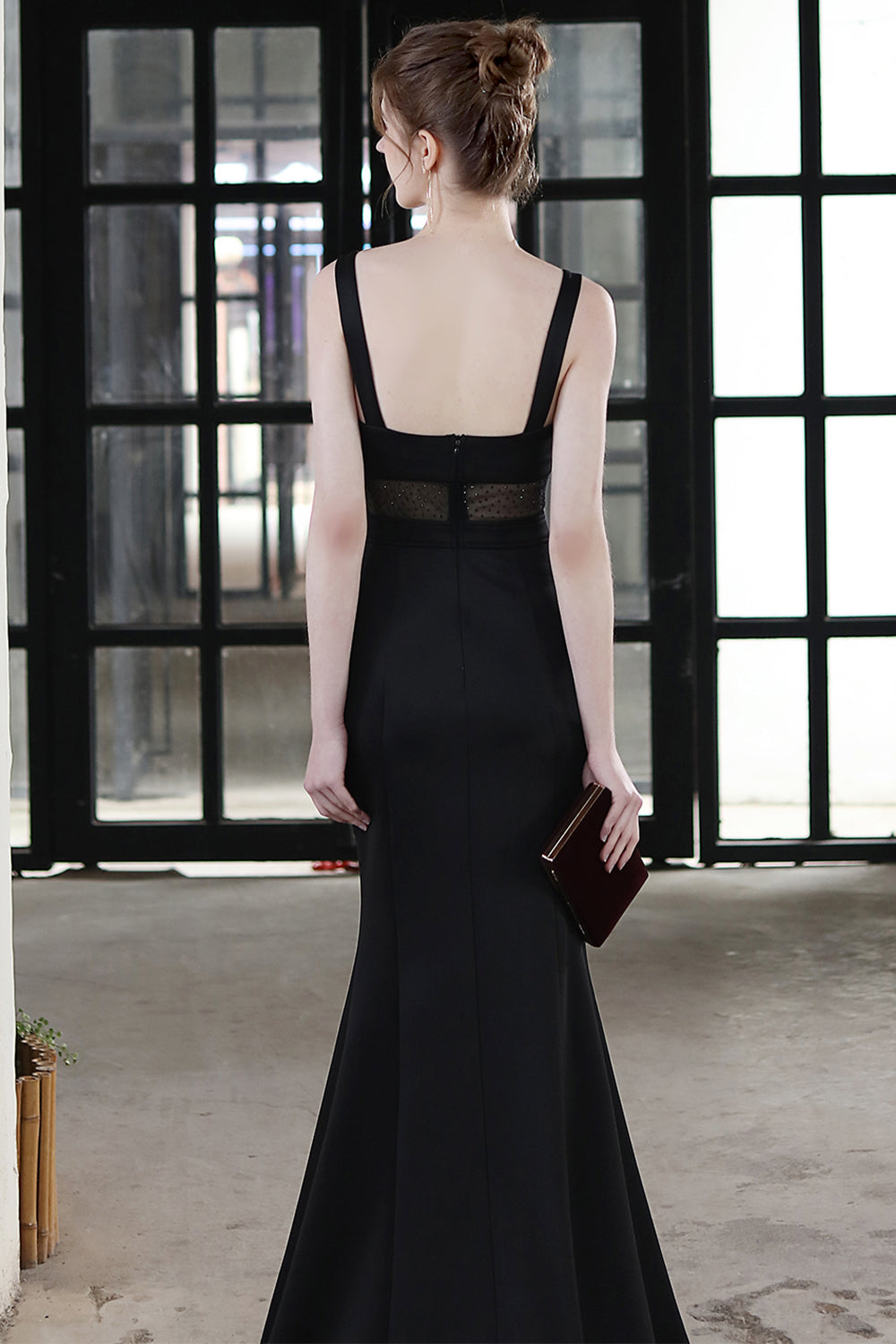 Black Mermaid Long Prom Formal Dress - Fashionpara