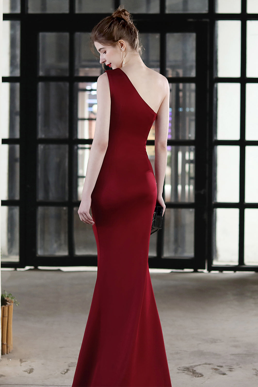 Black Mermaid Prom Dress with Beading - Fashionpara