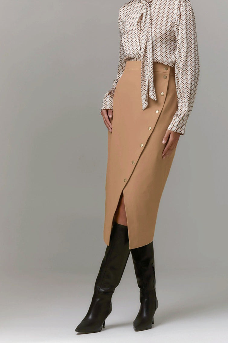 Elegant Design Midi Skirt