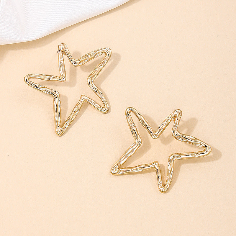 Cutout Starfish Earrings