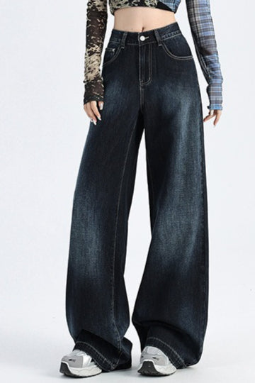 Relaxed Fit Floor Length Jeans