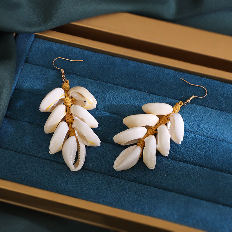 Shell Tassel Earrings