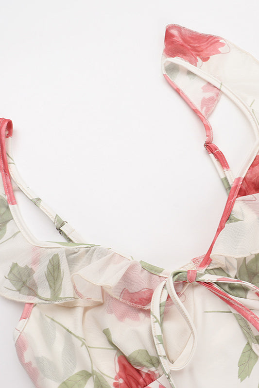 Floral Cami French Style Party Dress