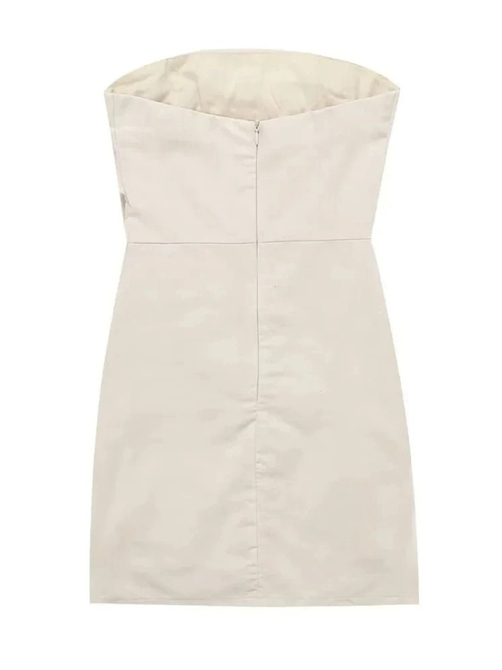 Strapless Mini Dress - Fashionpara