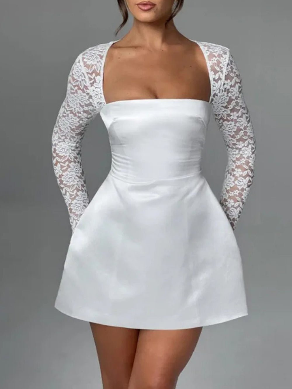 Backless Mini Dress - Fashionpara